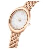 Reloj Imber Oval de fabricación suiza, pulsera de metal, tono dorado, acabado en tono oro rosa Reloj Imber Oval de fabricación suiza, pulsera de metal, tono dorado, acabado en tono oro rosa