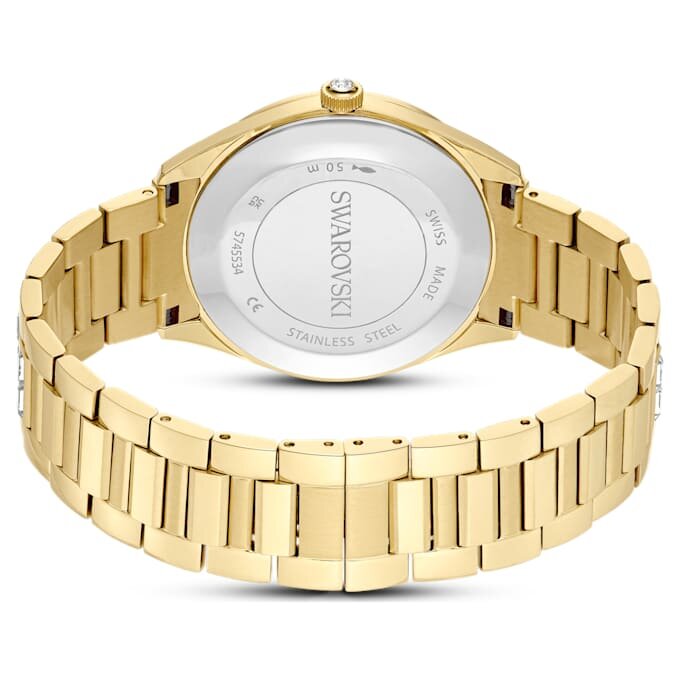 Reloj Matrix Date de fabricación suiza, brazalete de metal, tono dorado, acabado dorado Reloj Matrix Date de fabricación suiza, brazalete de metal, tono dorado, acabado dorado