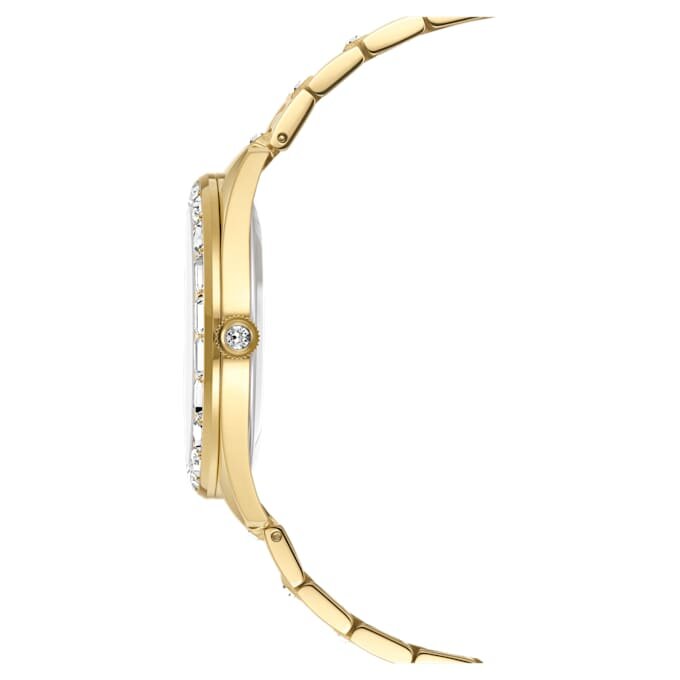 Reloj Matrix Date de fabricación suiza, brazalete de metal, tono dorado, acabado dorado Reloj Matrix Date de fabricación suiza, brazalete de metal, tono dorado, acabado dorado
