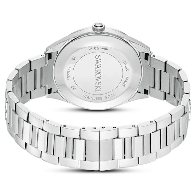 Reloj Matrix Date de fabricación suiza, brazalete de metal, tono plateado, acero inoxidable Reloj Matrix Date de fabricación suiza, brazalete de metal, tono plateado, acero inoxidable