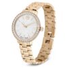 Reloj Matrix de 3 eslabones, fabricado en Suiza, brazalete de metal, tono dorado, acabado en tono dorado champán Reloj Matrix de 3 eslabones, fabricado en Suiza, brazalete de metal, tono dorado, acabado en tono dorado champán