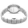 Reloj Matrix Octagon con corte baguette, pulseras de metal, tono plateado, acero inoxidable Reloj Matrix Octagon con corte baguette, pulseras de metal, tono plateado, acero inoxidable