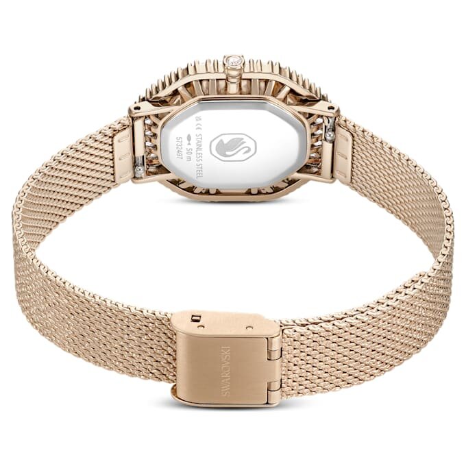 Reloj Matrix Octagon con pulsera de metal, tono dorado, acabado dorado champán Reloj Matrix Octagon con pulsera de metal, tono dorado, acabado dorado champán