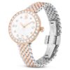 Reloj Matrix Tennis de 7 eslabones, fabricado en Suiza, brazalete de metal, tono oro rosa, acabado de metales mixtos Reloj Matrix Tennis de 7 eslabones, fabricado en Suiza, brazalete de metal, tono oro rosa, acabado de metales mixtos