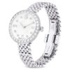 Reloj Matrix Tennis de 7 eslabones, fabricado en Suiza, brazalete de metal, tono plateado, acero inoxidable Reloj Matrix Tennis de 7 eslabones, fabricado en Suiza, brazalete de metal, tono plateado, acero inoxidable