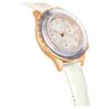 Reloj Octea Chrono de fabricación suiza, correa de cuero, blanco, acabado en tono oro rosa Reloj Octea Chrono de fabricación suiza, correa de cuero, blanco, acabado en tono oro rosa