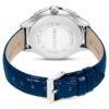 Reloj Octea Moon de fabricación suiza, Luna, correa de cuero, azul, acero inoxidable Reloj Octea Moon de fabricación suiza, Luna, correa de cuero, azul, acero inoxidable