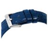 Reloj Octea Moon de fabricación suiza, Luna, correa de cuero, azul, acero inoxidable Reloj Octea Moon de fabricación suiza, Luna, correa de cuero, azul, acero inoxidable