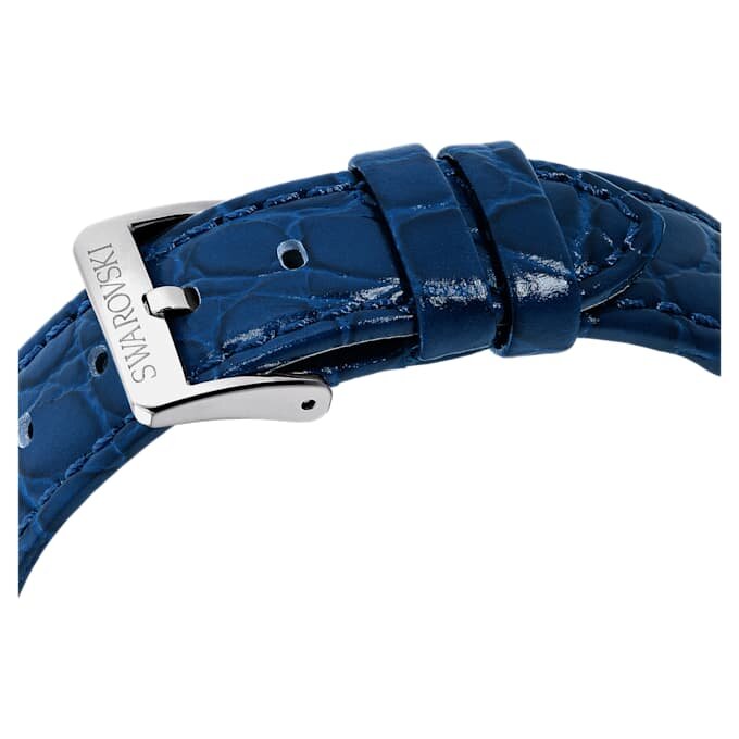 Reloj Octea Moon de fabricación suiza, Luna, correa de cuero, azul, acero inoxidable Reloj Octea Moon de fabricación suiza, Luna, correa de cuero, azul, acero inoxidable