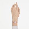 Reloj tipo brazalete Dextera, fabricado en Suiza, brazalete de metal, rosa, chapado en tono oro rosa Reloj tipo brazalete Dextera, fabricado en Suiza, brazalete de metal, rosa, chapado en tono oro rosa