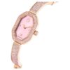 Reloj tipo brazalete Dextera, fabricado en Suiza, brazalete de metal, rosa, chapado en tono oro rosa Reloj tipo brazalete Dextera, fabricado en Suiza, brazalete de metal, rosa, chapado en tono oro rosa