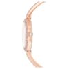 Reloj tipo brazalete Dextera, fabricado en Suiza, brazalete de metal, rosa, chapado en tono oro rosa Reloj tipo brazalete Dextera, fabricado en Suiza, brazalete de metal, rosa, chapado en tono oro rosa
