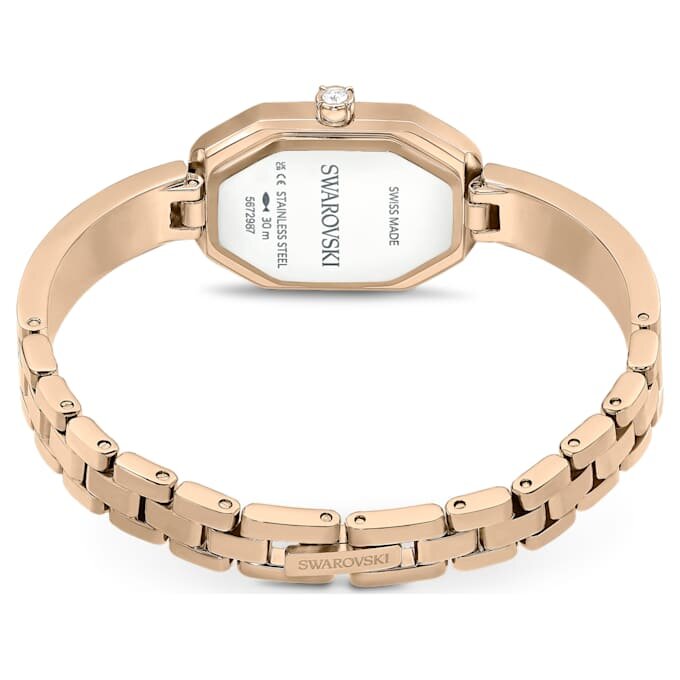 Reloj tipo brazalete Dextera, fabricado en Suiza, brazalete de metal, tono dorado, acabado en tono dorado champán Reloj tipo brazalete Dextera, fabricado en Suiza, brazalete de metal, tono dorado, acabado en tono dorado champán