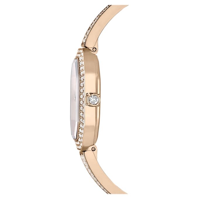 Reloj tipo brazalete Dextera, fabricado en Suiza, brazalete de metal, tono dorado, acabado en tono dorado champán Reloj tipo brazalete Dextera, fabricado en Suiza, brazalete de metal, tono dorado, acabado en tono dorado champán