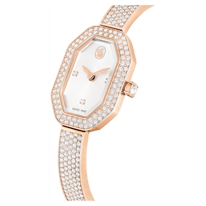 Reloj tipo brazalete Dextera, fabricado en Suiza, brazalete de metal, tono oro rosa, acabado en tono oro rosa Reloj tipo brazalete Dextera, fabricado en Suiza, brazalete de metal, tono oro rosa, acabado en tono oro rosa