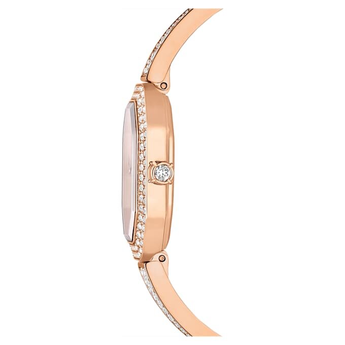 Reloj tipo brazalete Dextera, fabricado en Suiza, brazalete de metal, tono oro rosa, acabado en tono oro rosa Reloj tipo brazalete Dextera, fabricado en Suiza, brazalete de metal, tono oro rosa, acabado en tono oro rosa