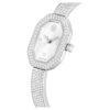 Reloj tipo brazalete Dextera, fabricado en Suiza, brazalete de metal, tono plateado, acero inoxidable Reloj tipo brazalete Dextera, fabricado en Suiza, brazalete de metal, tono plateado, acero inoxidable