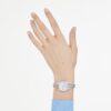 Reloj tipo brazalete Hyperbola, fabricado en Suiza, pulsera de metal, tono plateado, acero inoxidable Reloj tipo brazalete Hyperbola, fabricado en Suiza, pulsera de metal, tono plateado, acero inoxidable