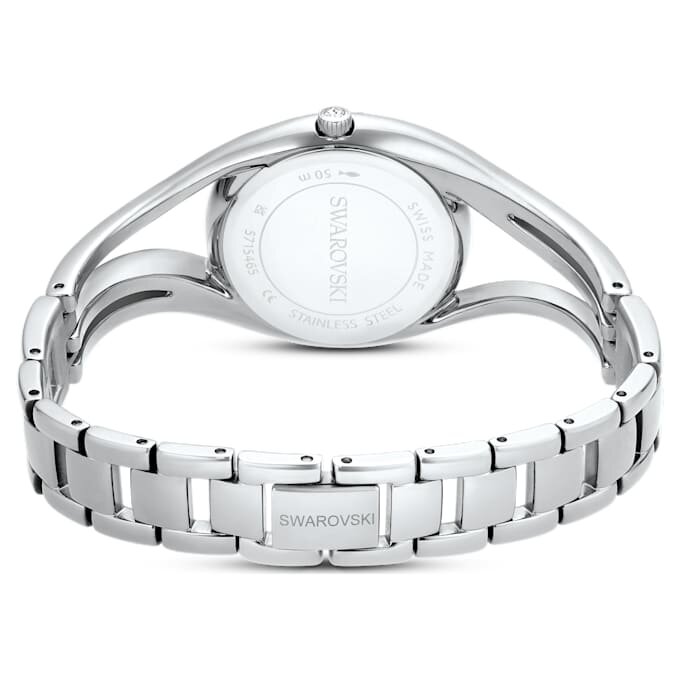 Reloj tipo brazalete Hyperbola, fabricado en Suiza, pulsera de metal, tono plateado, acero inoxidable Reloj tipo brazalete Hyperbola, fabricado en Suiza, pulsera de metal, tono plateado, acero inoxidable