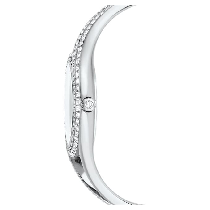 Reloj tipo brazalete Hyperbola, fabricado en Suiza, pulsera de metal, tono plateado, acero inoxidable Reloj tipo brazalete Hyperbola, fabricado en Suiza, pulsera de metal, tono plateado, acero inoxidable