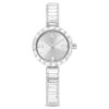 Reloj tipo brazalete Matrix, fabricado en Suiza, pulseras de cristales, blanco, acero inoxidable
