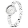 Reloj tipo brazalete Matrix, fabricado en Suiza, pulseras de cristales, blanco, acero inoxidable