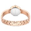 Reloj tipo brazalete Matrix Pearl, fabricado en Suiza, pulseras de cristales, negro, acabado en tono oro rosa