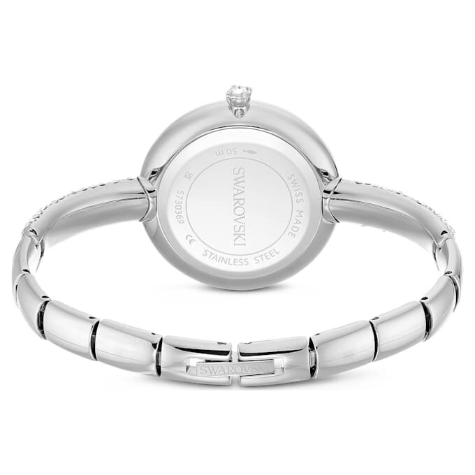 Reloj tipo brazalete Sublima, fabricado en Suiza, brazalete de metal, tono plateado, acero inoxidable Reloj tipo brazalete Sublima, fabricado en Suiza, brazalete de metal, tono plateado, acero inoxidable