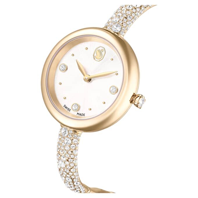 Reloj tipo brazalete Sublima, fabricado en Suiza, correa de metal, tono dorado, acabado en tono dorado champán Reloj tipo brazalete Sublima, fabricado en Suiza, correa de metal, tono dorado, acabado en tono dorado champán
