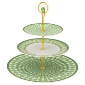 Signum éTagèRe de porcelana, grande, verde