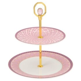 Signum éTagèRe de porcelana, pequeño, rosa