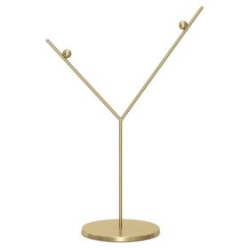 Soporte para adornos en tono dorado