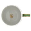 Taza de café Signum con platillo, de porcelana, verde Taza de café Signum con platillo, de porcelana, verde
