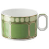 Taza de té con platillo Signum de porcelana, verde Taza de té con platillo Signum de porcelana, verde