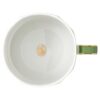 Taza de té con platillo Signum de porcelana, verde Taza de té con platillo Signum de porcelana, verde