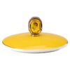 Taza Signum con tapa, de porcelana, amarilla Taza Signum con tapa, de porcelana, amarilla