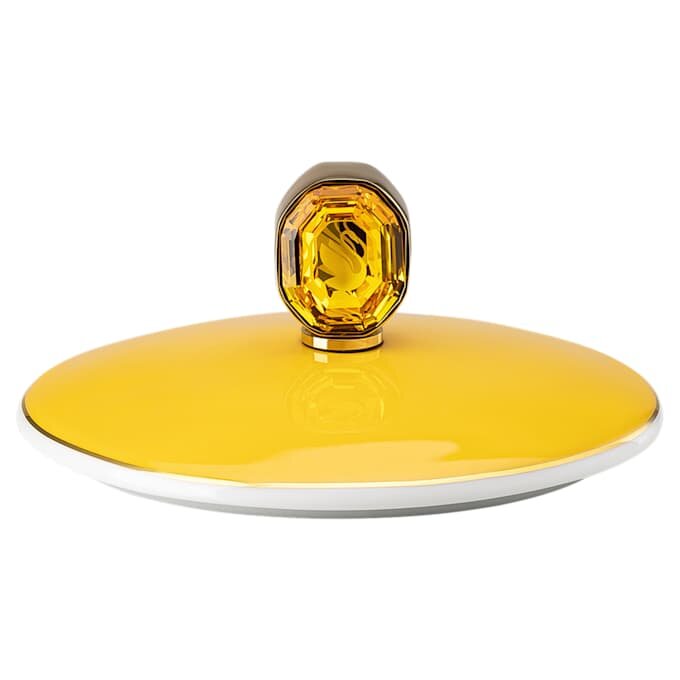 Taza Signum con tapa, de porcelana, amarilla Taza Signum con tapa, de porcelana, amarilla