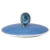 Taza Signum con tapa, de porcelana, azul Taza Signum con tapa, de porcelana, azul