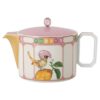 Tetera Idyllia de porcelana, motivo de estampado de cristal, pájaro, multicolor Tetera Idyllia de porcelana, motivo de estampado de cristal, pájaro, multicolor
