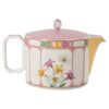 Tetera Idyllia de porcelana, motivo de estampado de cristal, pájaro, multicolor Tetera Idyllia de porcelana, motivo de estampado de cristal, pájaro, multicolor